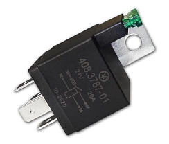 408.3787-01 24В 20А 4-х контактное с предохранителем 