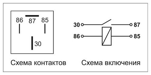 411.3787-06 24В 40А 4-х контактное