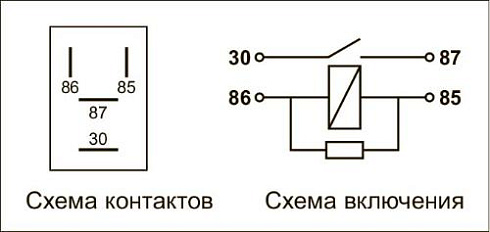 393.3787-01 24В 20А 4-х контактное