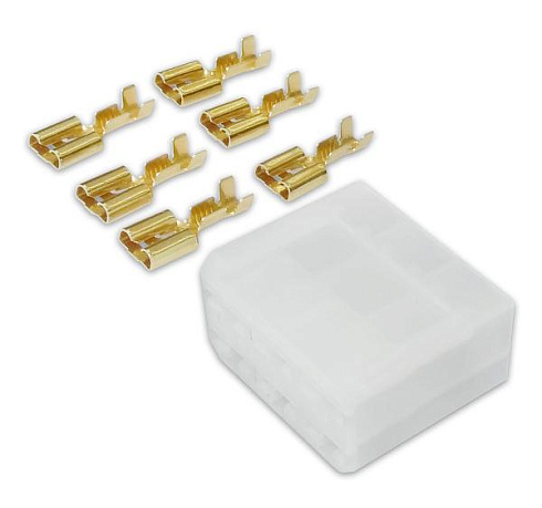 Колодка соединительная гнездовая с контактами КСГ6