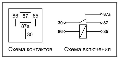 411.3787-05 12В 80А/60А 5-ти контактное