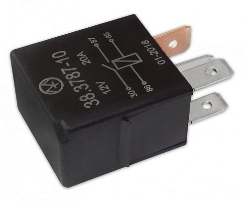 38.3787-10 12В 20А 4-х контактное