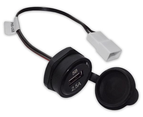 Розетка USB в корпусе с проводами РКК-USB