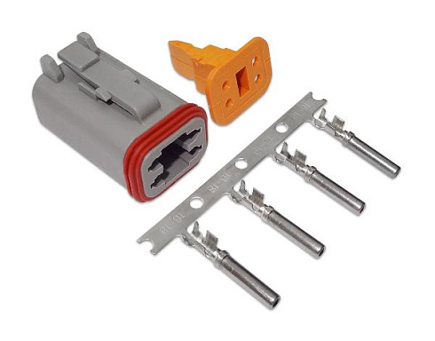 Разъем герметичный гнездовой РГД4-02