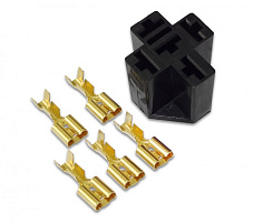 Колодка реле с контактами КР5 (5шт-6,3мм)
