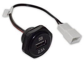 Розетка USB в корпусе с проводами РК-USB