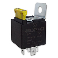 408.3787-03 24В 20А 5-ти контактное с предохранителем 